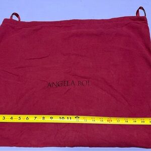 Angela Roi maroon dust bag